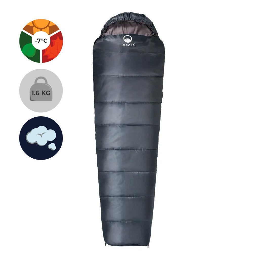 Domex Nimbus 300 Grey Sleeping Bag - Sportinglife Turangi